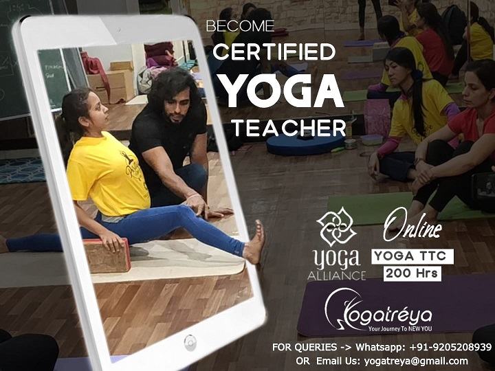 Online Yoga teacher Training TTC 200 hours